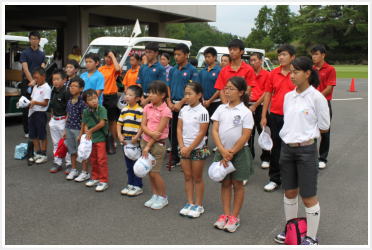 奈良県ゴルフ協会ジュニア研修会